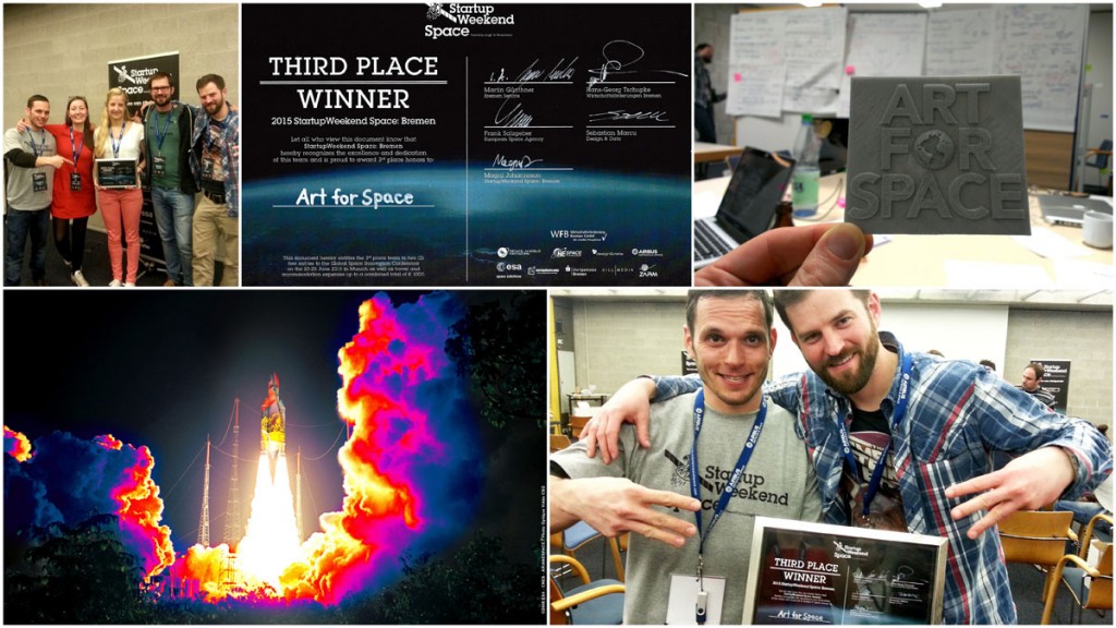 Art for Space | 3Steps | StartUp Weekend Space Bremen 2015 Winner
