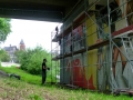 The official Hessentag wall 2012 in Wetzlar, painted by 3Steps and Mord182, about 6 m high and over 15 m long.