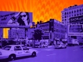 3Steps |  Ahead studio show | Street ads lilac yellow| 70x100