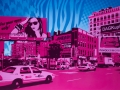 3Steps |  Ahead studio show | Street ads pink blue | 70x100