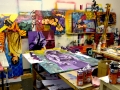 3Steps |  Ahead studio show | studio view works paintings