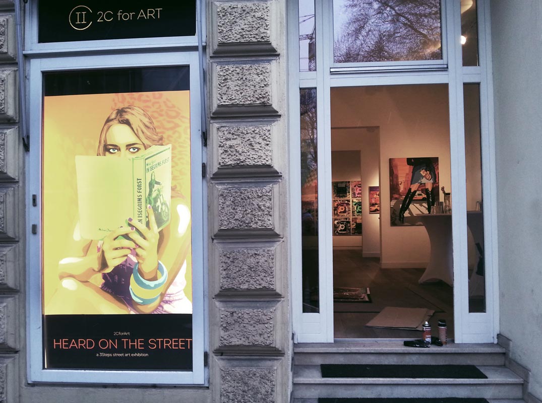 3Steps | Heard on the Street | a 3Steps street art exhibition | 2CforArt | Salzburg